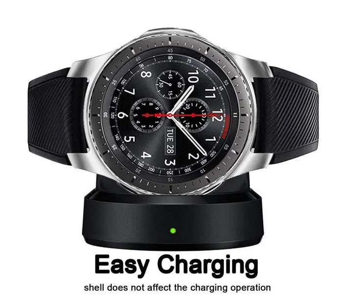 Чехол для часов samsung gear S3 Frontier Galaxy Watch 46 мм покрытие из ТПУ все вокруг защитные аксессуары для умных часов