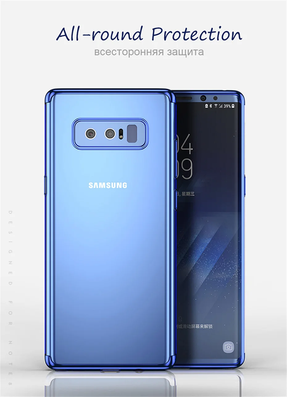 Back Cover For Samsung Galaxy S8 Case S9 S7 Cases Anti-knock Soft TPU Capa Protection Case For Samsung Galaxy S9 S8 Plus S7 edge (3)