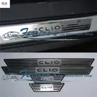 Für 2014 2015 2016 Renault CLIO IV CLIO 4 auto styling aufkleber 4 teile/los Edelstahl Verschleißplatten-türschwelle dekorative abdeckung