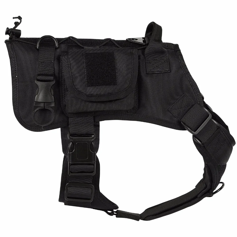 dog harness with pocket
