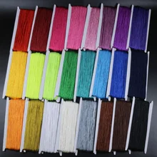 34 Yard31 metersLot 3mm Chinese Soutach Cord Multi Colors Nylon Rope Snake Belly Cords for DIY Jewelry Making Findings