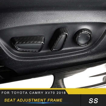 

Auto Seat Adjustment Frame Cover Sticker Accessories for Toyota Camry XV70 2018