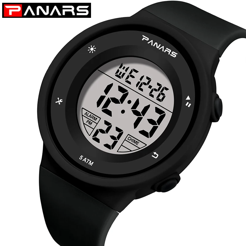 

PANARS 2019 Children Student 50M Waterproof Watch LED Digital Wrist Watch Child Fashion Watches 3D Teenage Watch Kids xfcs