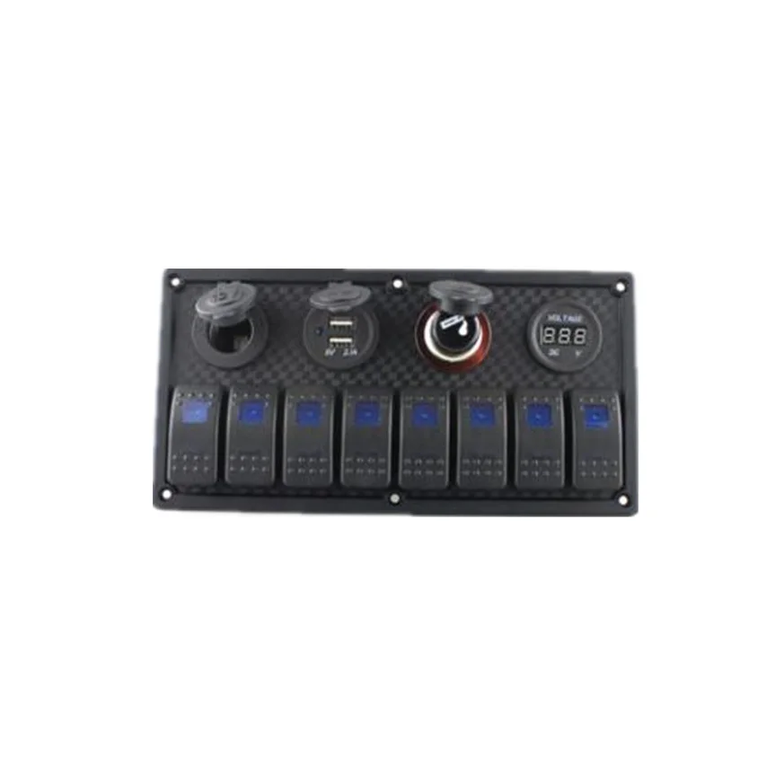 

Driver rocker switch on off switch Plastic panel switching power supply Dual USB car charger modification switch