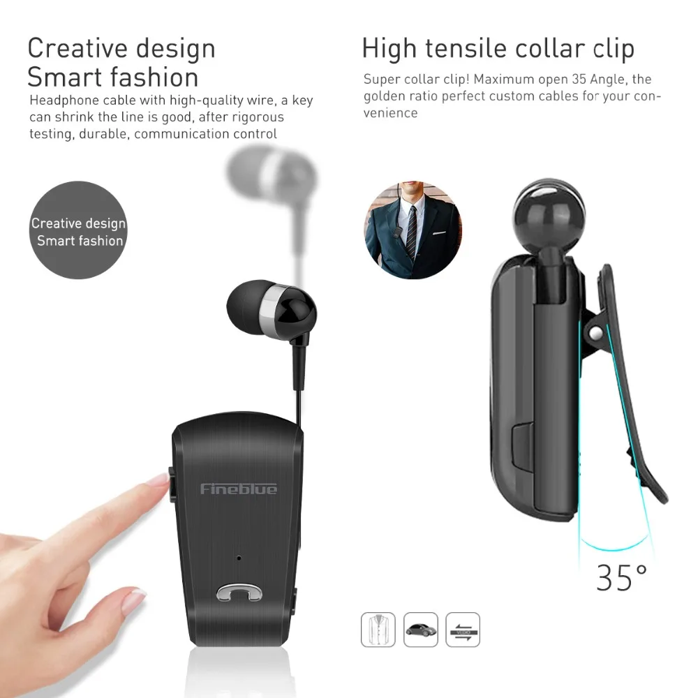 Fineblue L18 мини беспроводная деловая Bluetooth гарнитура спортивные наушники драйвер