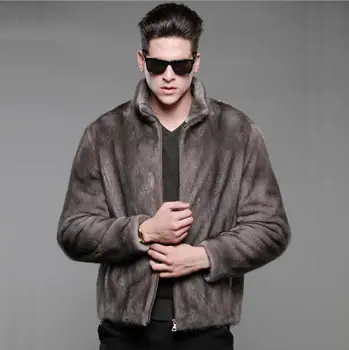 

Men's Vintage Classic Warm Snow Faux Fur Coats V1029-002