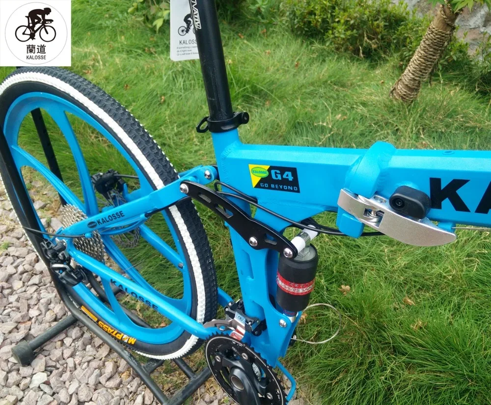 Top Kalosse Children bicycle full suspension mountain bike M390 folding mountain bicycle 27 speed 26er 21 Top Kalosse Children bicycle full suspension mountain bike M390 folding mountain bicycle 27 speed 26er 21