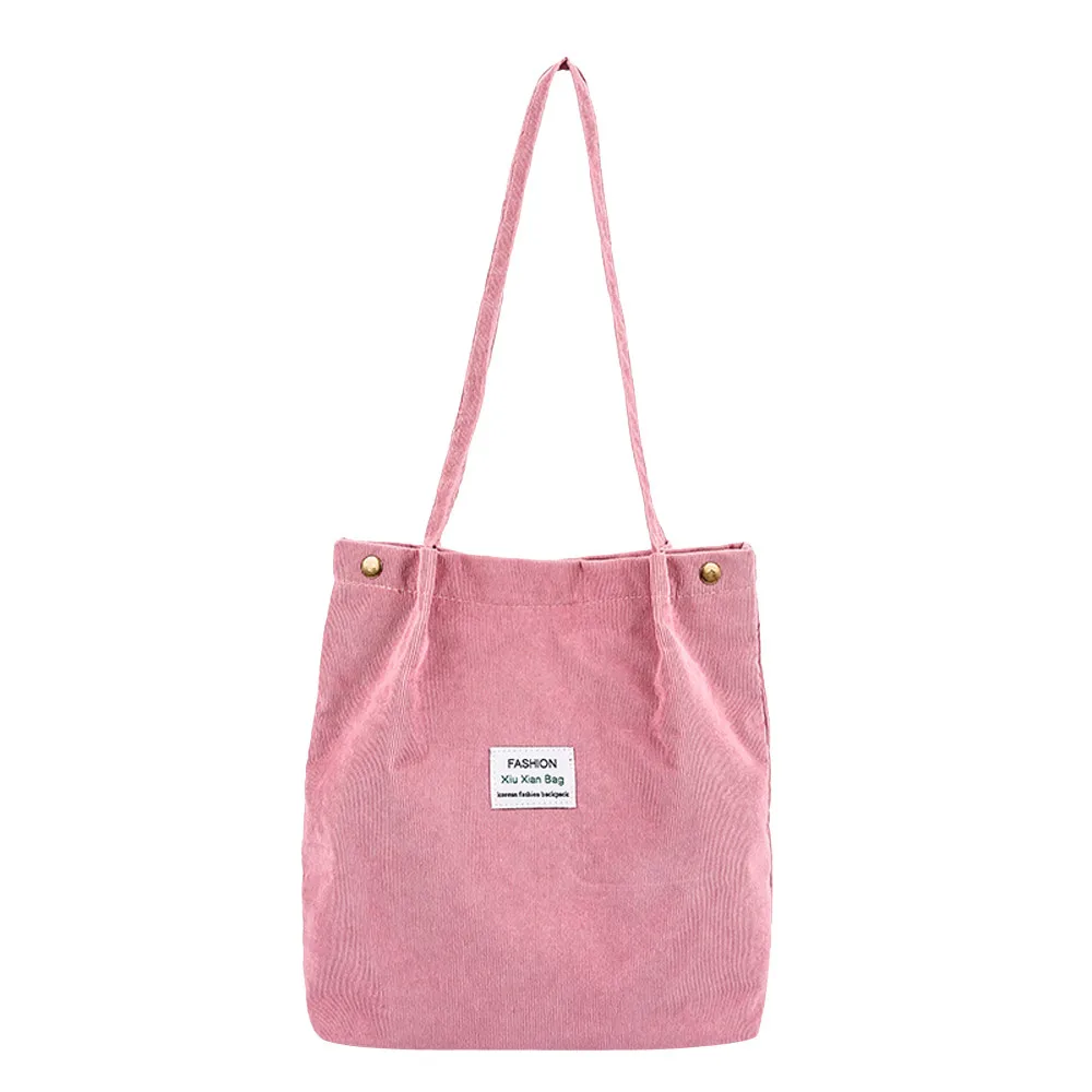 Модная женская Вельветовая однотонная сумка на плечо сумка-шоппер дорожная сумка Прямая поставка Borsa a trasolla#30