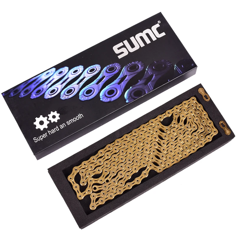 SUMC SX11SL Bicycle Chain 116L 11 Speed Bicycle Chain with MissingLink for Mountain/Road Bike Bicycle Parts With Original box