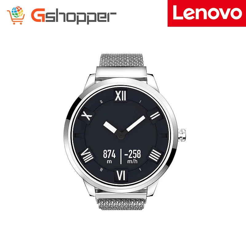 

Lenovo Watch X Plus Smartwatch Milanese Strap 80M Waterproof Heart Rate Air Pressure Temperature Monitor Smart Watch