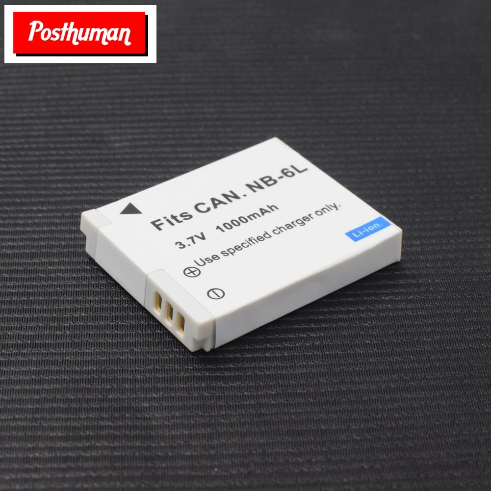 

POSTHUMAN NB-6L Rechargeable Li-ion Battery 1000mAh For Canon Powershot S90 S95 S120 SX240 HS SX275 HS SX280 HS SX510 HS Camera
