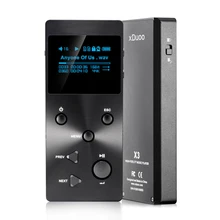 New XDUOO X3 Professional Lossless Hifi Audio MP3 Music Player With HD OLED Screen Support APE/FLAC/ALAC/WAV/WMA/OGG MP3 Player