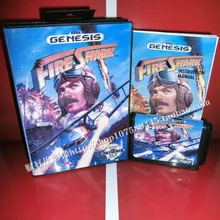 Игровой картридж Fire Shark с коробкой и ручным 16 бит MD карты для sega Mega Drive для Genesis