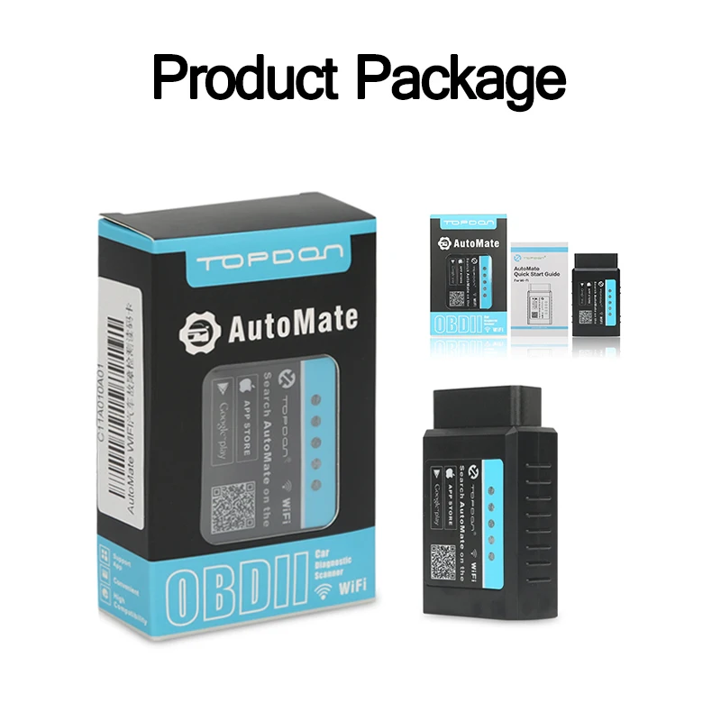 Чип TOPDON 327 V1.5 PIC18F25K80 Super Mini ELM327 OBD2 разъем OBDII EOBD сканер WIFI автоматическая проверка