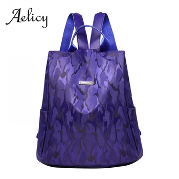 

Aelicy New Fashion Women anti-theft Backpack 2019 Larger Capacity Casual Oxford Shoulder Backpacks Bag Female High Quality