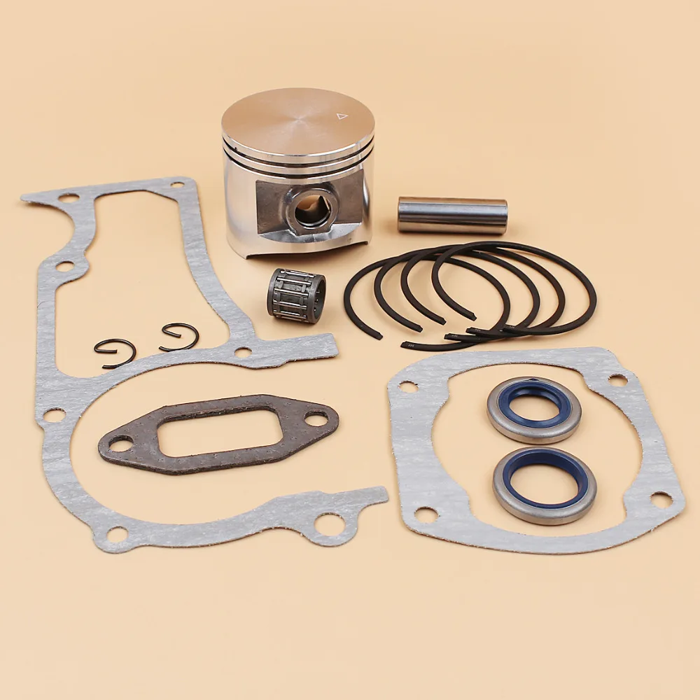 50mm Piston Ring Oil Seal Gasket Bearing Kit For Husqvarna 365 362 371 372 XP 372XP Chainsaw Engine Parts 4