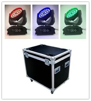 

6 pieces with flightcase Wedding stage decoration dj lights moving head rgbw wash zoom 36x12w 4 in1 led zoom moving head stage l