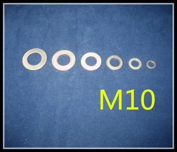 

100pcs/lot M10 size 10mm Diameter Titanium Screw spacer, Titanium Ti flat pad,Titanium gasket ring
