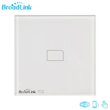 Original Broadlink TC2 1/2/3 Gang 433Mhz Light Switch Modern Design White Touch Panel Wifi Wireless Smart Control Via RM Pro