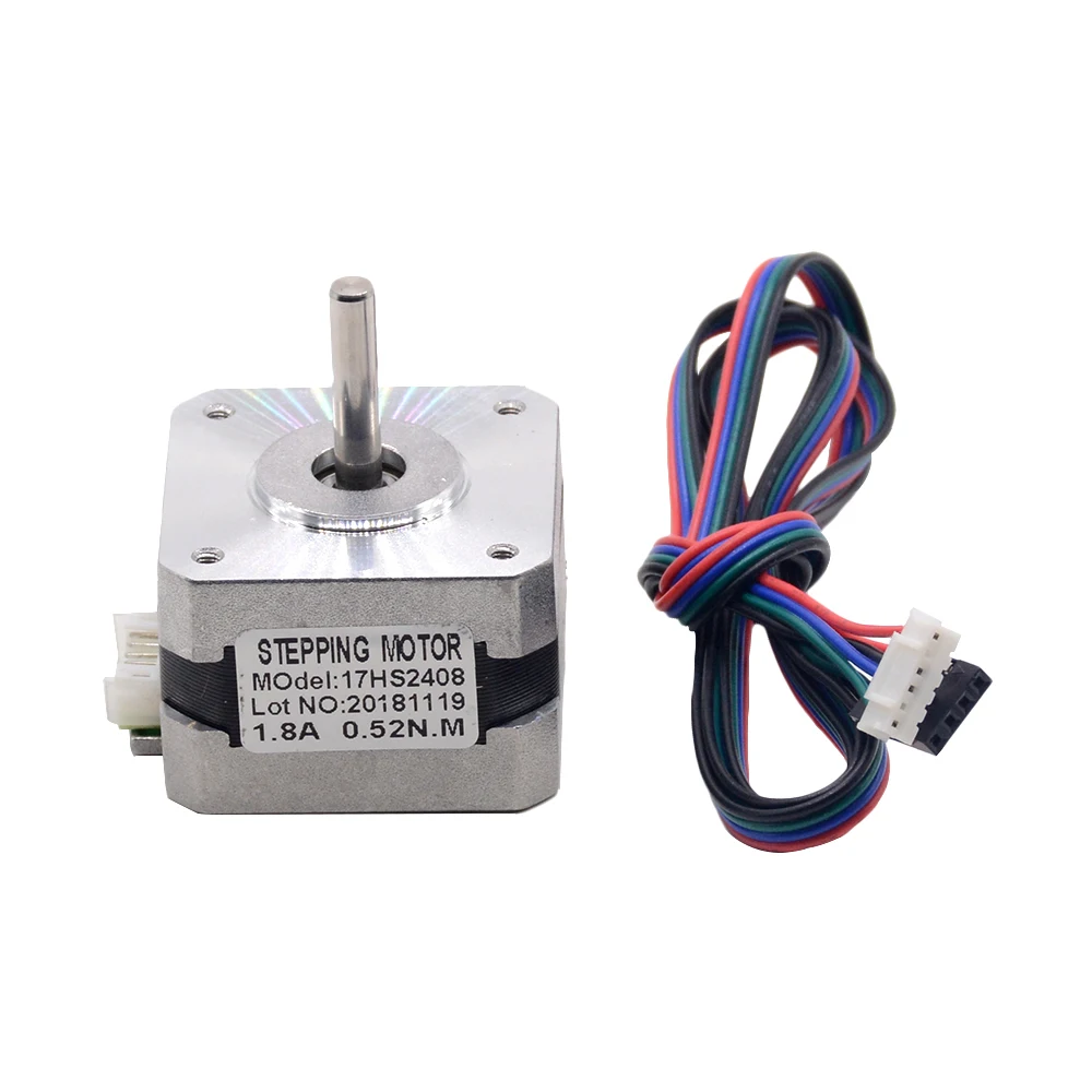 

1 PCS 17HS2408 4-lead Nema 17 Stepper Motor 42 motor 42BYGH 0.6A CECNC Laser 3D printer motor