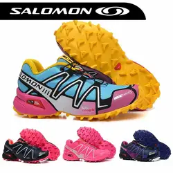 Salomon Скорость Крест 3 III CS кроссовки для марафона zapatillas deportivas для женщин ограждения уличная спортивная обувь Бесплатная доставка