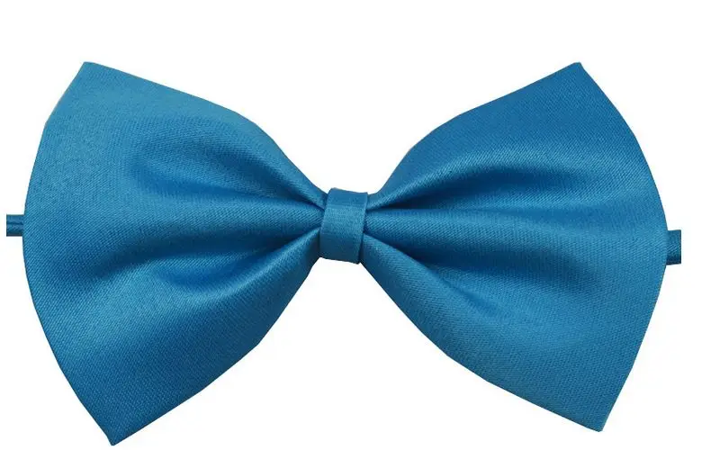 Trustworth, 19 цветов, галстук-бабочка для детей, для девочек, классический, Свадебный, деловой, однотонный, Gravata, новинка, регулируемый, смокинг, брендовый галстук, галстуки - Цвет: Sea Blue