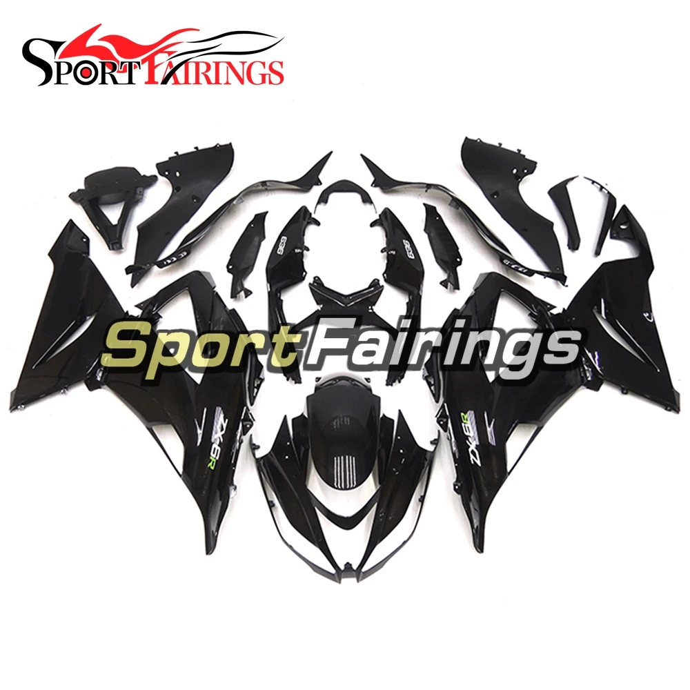 

Gloss Black Fairings For Kawasaki ZX6R ZX-6R Ninja 636 13 14 2013 2014 Injection ABS Plastic Motorcycle Body Kits Fairing Kit