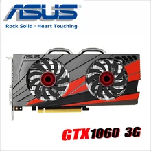 Б/у Видеокарта ASUS оригинальная Видеокарта GTX 1060 3GB 192Bit GDDR5 для видеокарт nVIDIA VGA Geforce GTX1060 1050 TI 750 1050ti