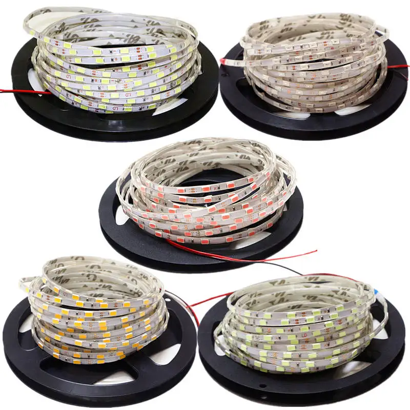 1 м 5 60 светодиодов/м IP67 водостойкая Светодиодная лента RGB SMD5630 12В Диодная для