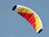 New High Quality Sports  2 m  Dual Line Parafoil Parachute Kites  Sports Beach With Kite Handle and String Easy to Fly 3