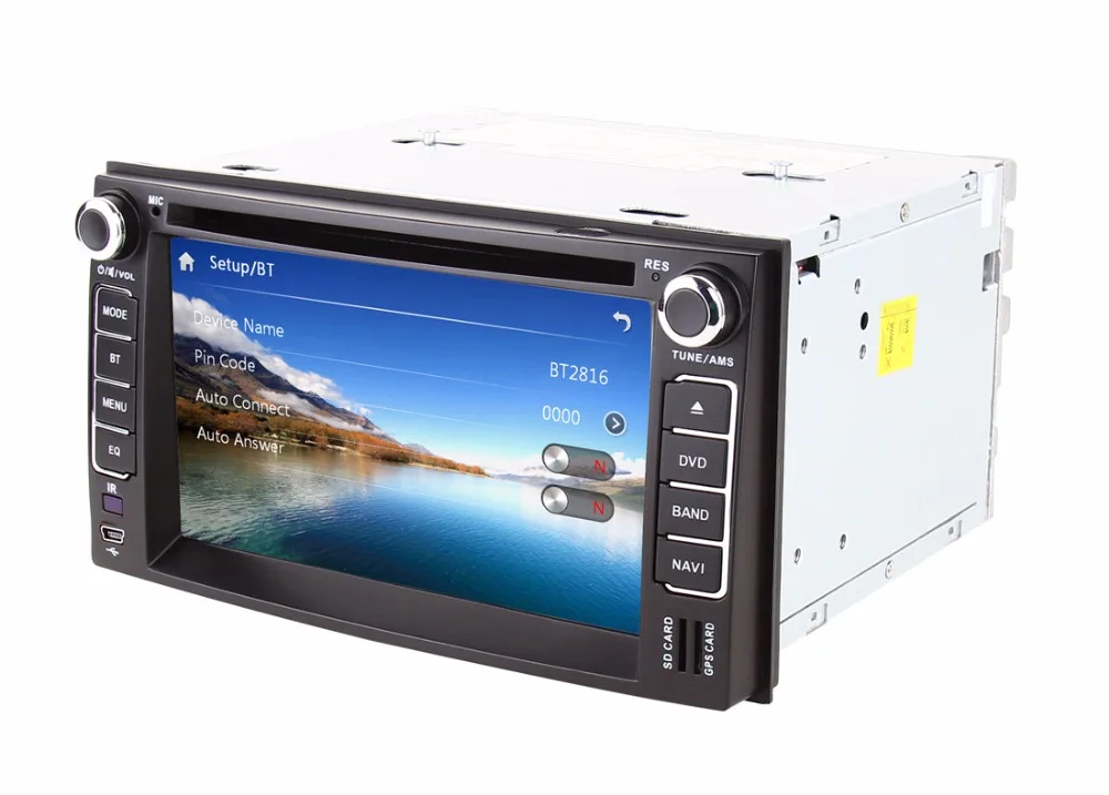 Top 7 inch Touchscreen Car DVD Player for Kia old Sorento/ Sportage/Cerato with Navigation Bluetooth Radio ATV Head unit +map+mic 3