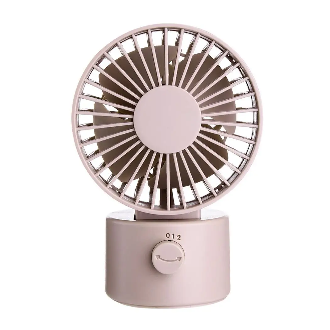 

Hot Selling Mini Fan Double 20 No Timing Fan Vanes Rotary Adjustable USB Fan Home Office