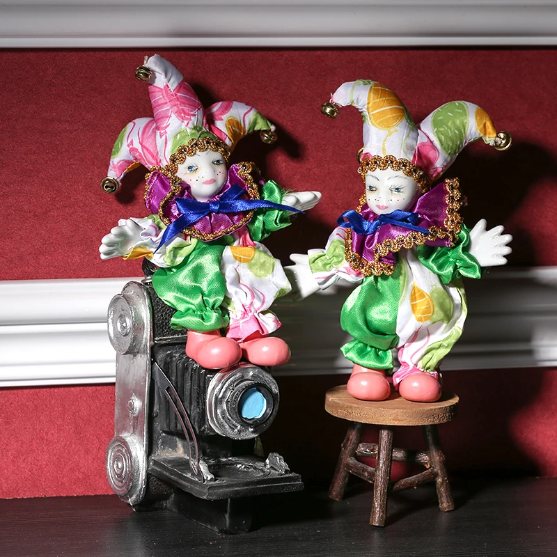 ceramic clown doll