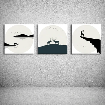 

Framed painting wall art canvas framed Nordic style Home Decorative Art Picture Prints on Canvas framed wall art PAP-009