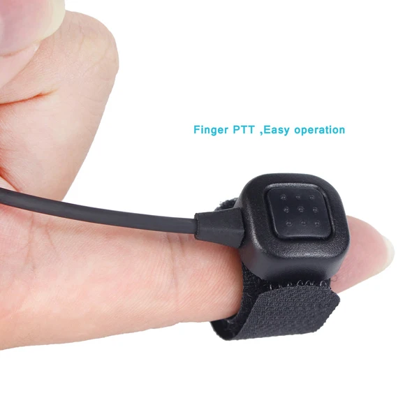 2 Pin гарнитура Finger PTT Retevis R-161 для Kenwood Retevis H-777 RT8 для Baofeng для TYT Walkie Talkie аксессуары C9047A