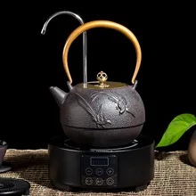 Железный горшок набор чугунный чайник Южная Япония Железный чайник под старину ручной работы без покрытия Железный чайник 1200 мл