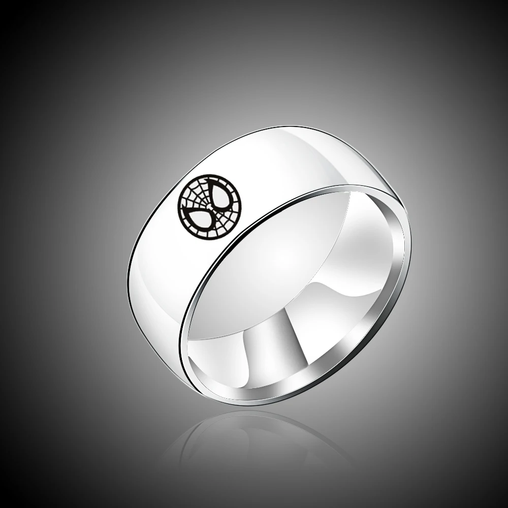 Titanium Ring For Men Women Spider Pattern Party Vintage Punk | Украшения и аксессуары