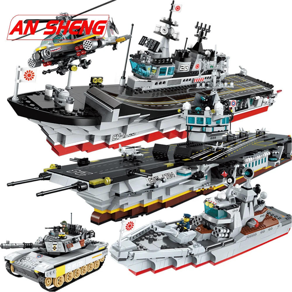 

HOT NEW Military Tactical Espionage Boat WW2 Special Forces PUBG Figures Building Blocks Sets Kids Boy Gift Compatible Legoes