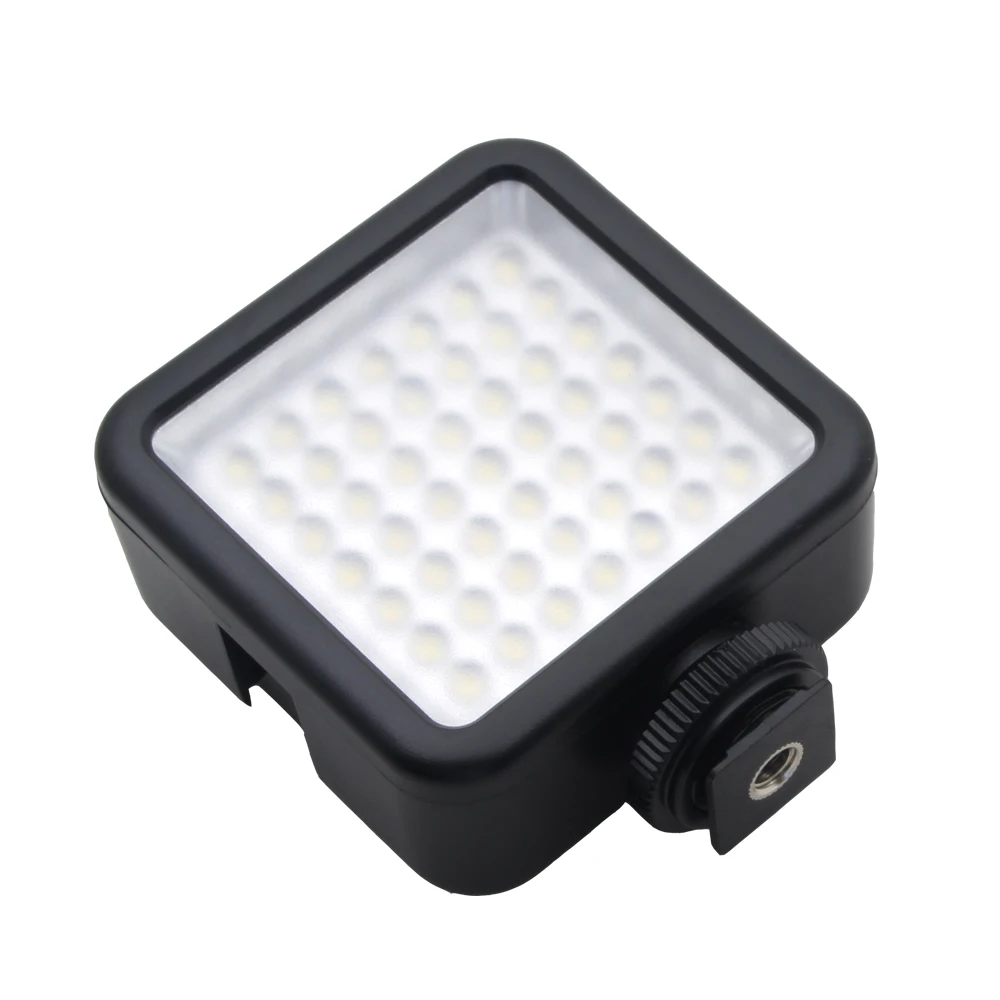 

W49 Mini Interlock Camera LED Panel Light Camcorder Video Lighting With Shoe Mount Adapter for Nikon D850 D800 D810 D610 D750