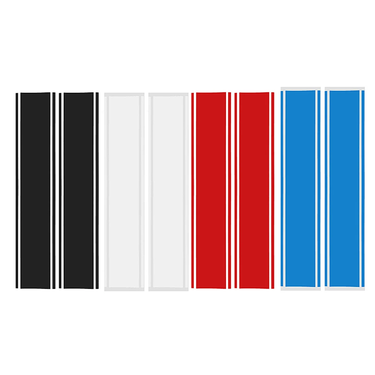 Пара Hood Racing Rally Stripes автомобильная графическая наклейка виниловая Универсальная