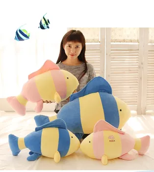 

60cm Tropical fish doll clown fish pillow plush toy birthday gift