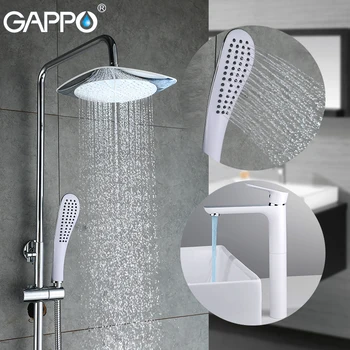 

GAPPO shower faucet rain shower system bathtub faucets for do anheiro wall mounted waterfall shower heads rainfall mixers