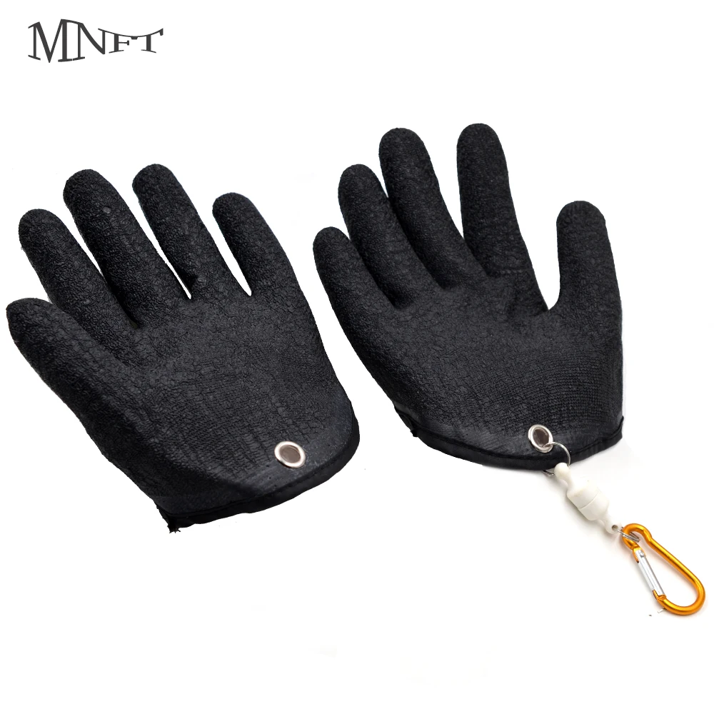 MNFT, 1 шт., рыболовные перчатки, магнит, защита рыбака, руки от порезов, проколы, латексные рыболовные перчатки для левой/правой руки