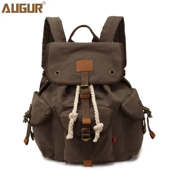 

men women backpack vintage canvas backpack school bag men's travel bags large capacity travel backpack bag2