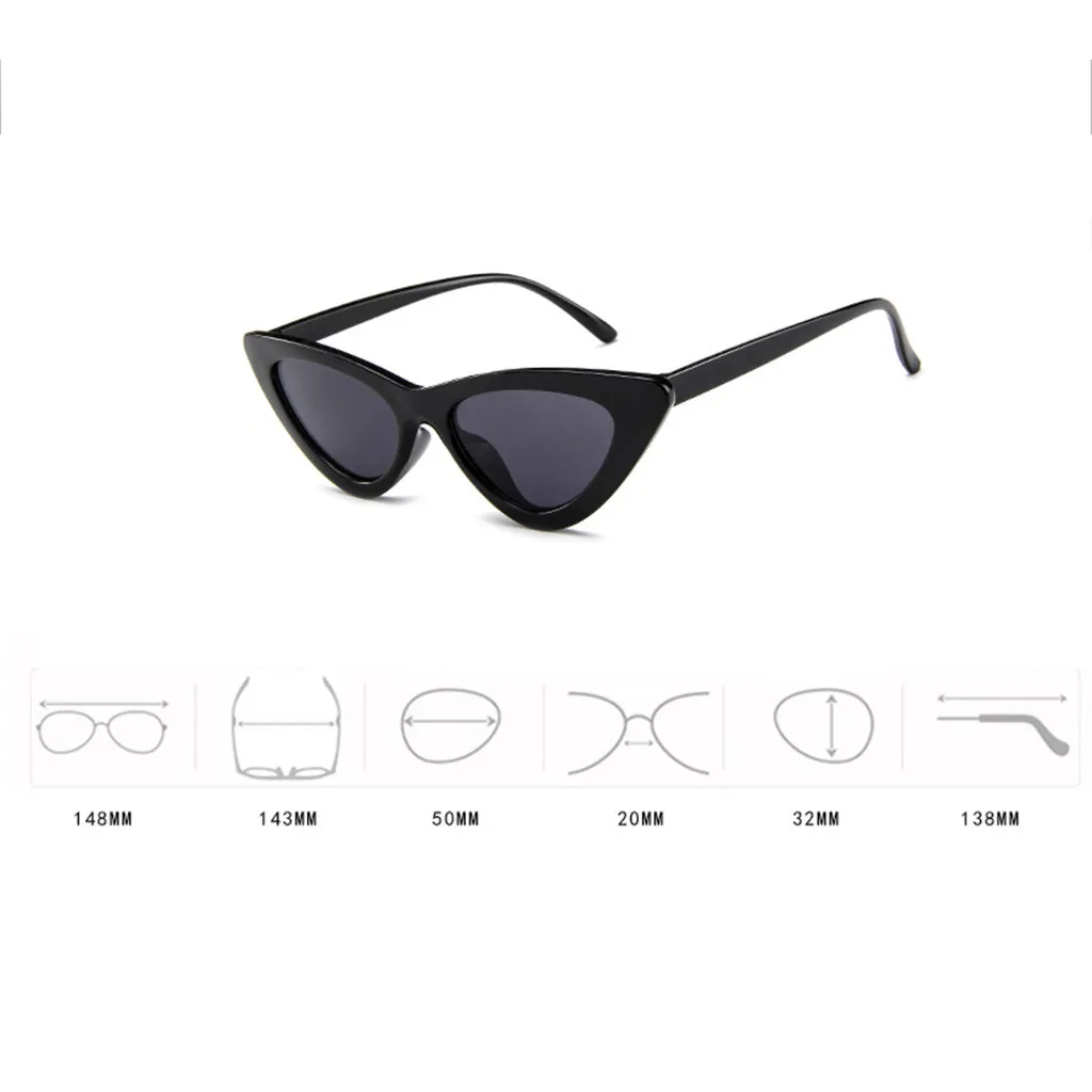 Sunglassese женские винтажные Ретро треугольные cateye очки feminino Солнцезащитные очки женские очки солнцезащитные очки для женщин