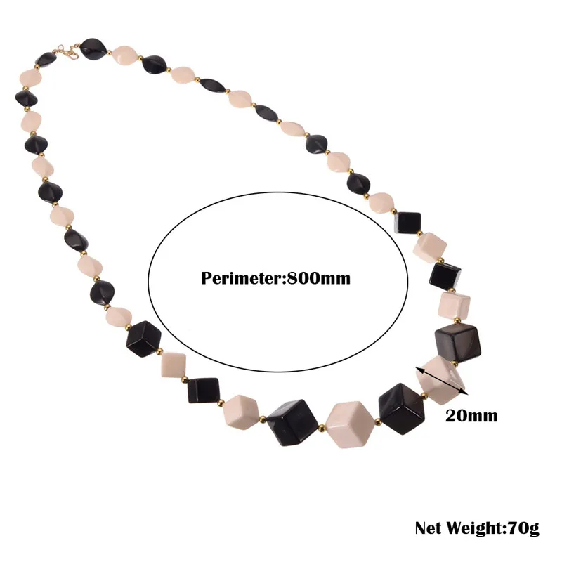 JEROLLIN богемное длинное ожерелье для женщин Бусы цепь Смола Драгоценный Камень Vantage эффектное ожерелье-чокер и украшение с подвеской