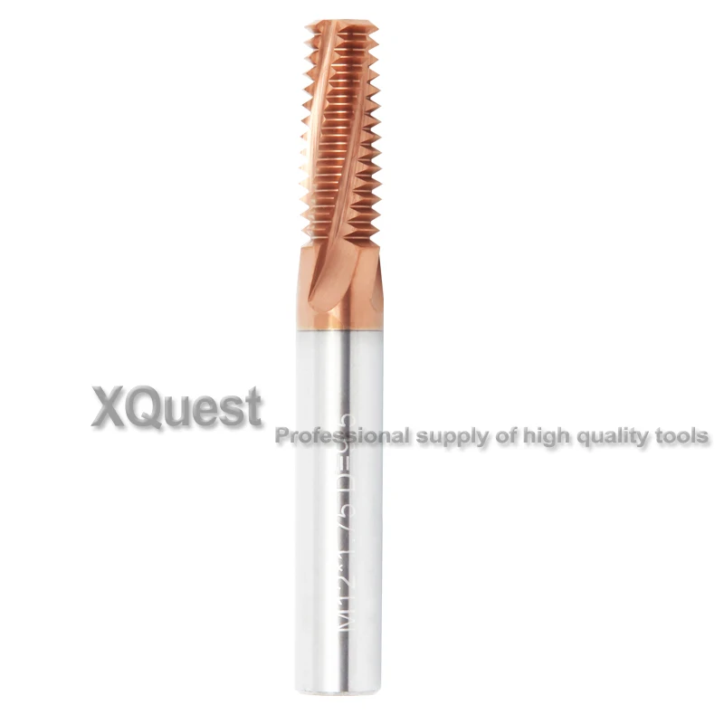 XQuest HRC60 Solid Carbide Thread Milling Cutter