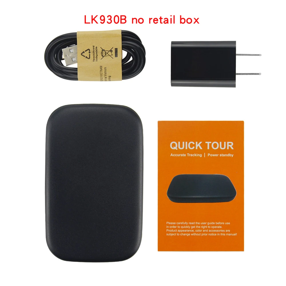 High Quality Vehicle Device GPS Car Vehicle Tracker LK930B Power off overspeed Vibration alert Geo-fence One way communication track a cell phone location for free GPS Trackers