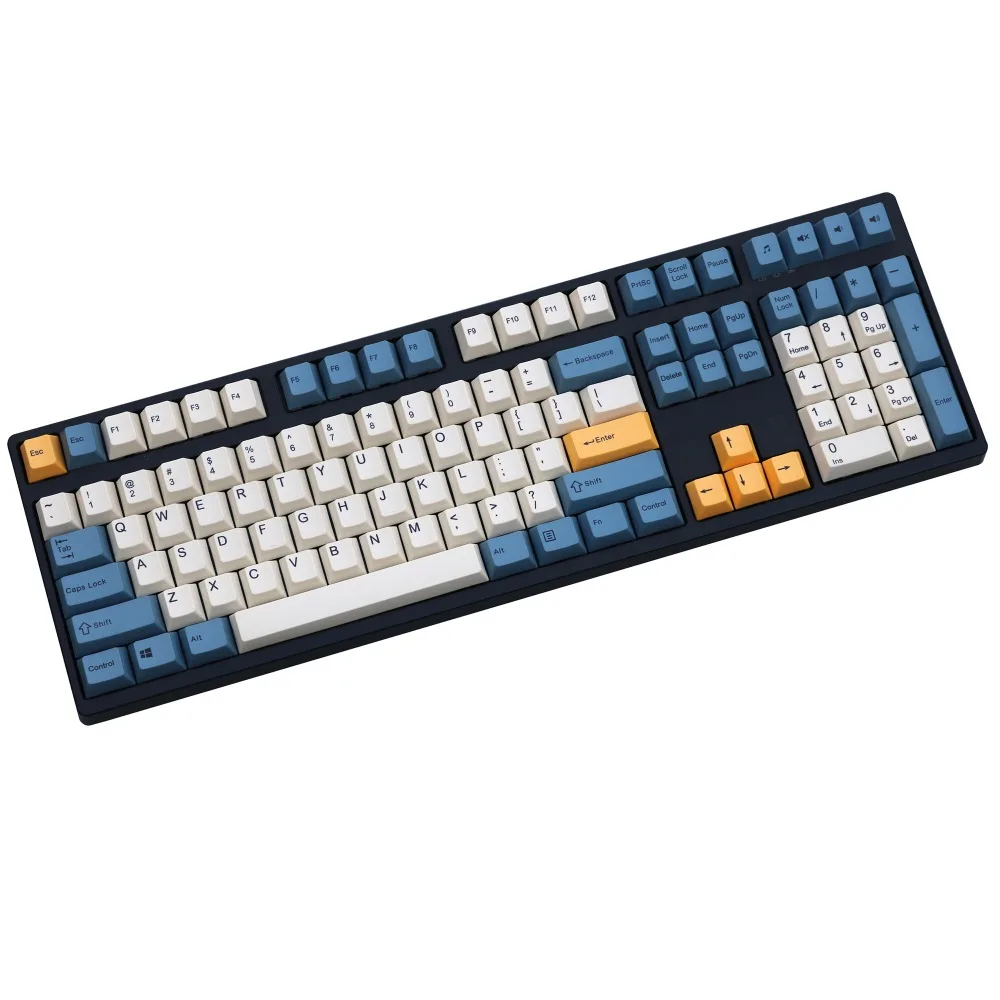 

Apricot keycap 108/143 keys PBT Cherry Profile Dye-Sublimated MX Switch For Mechanical keyboard keycap Sell only keycap