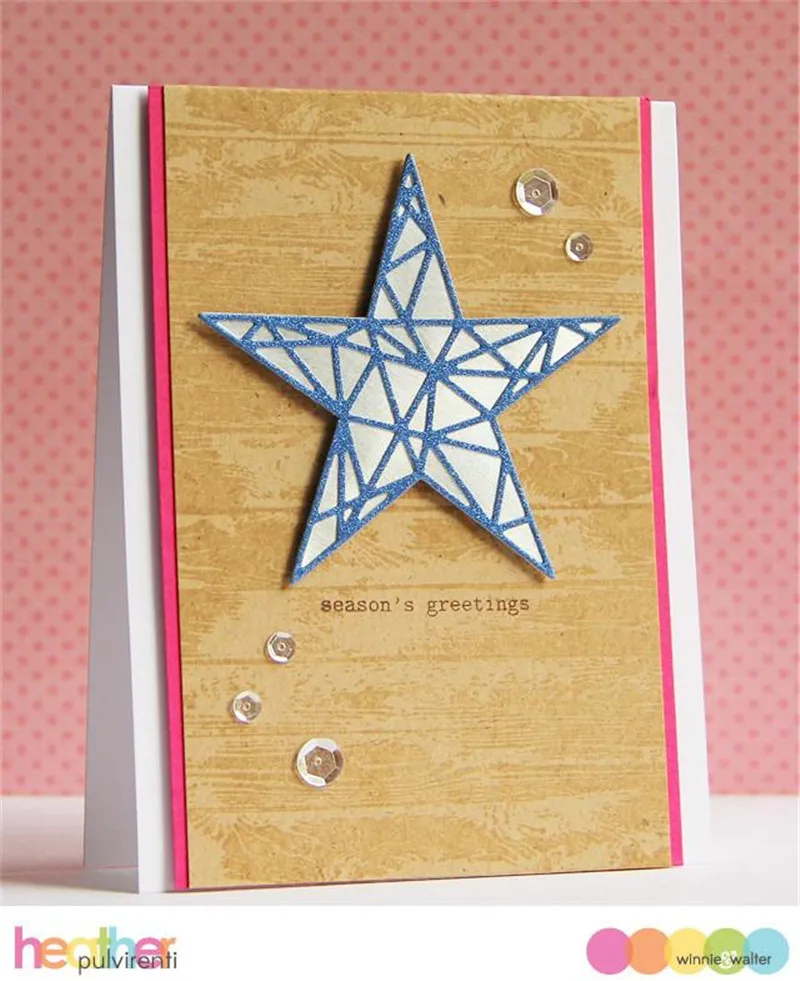 

Hollow Star Metal Cutting Dies for Scrapbooking 2019 New Craft Dies DIY Album Card Making Decor Paper